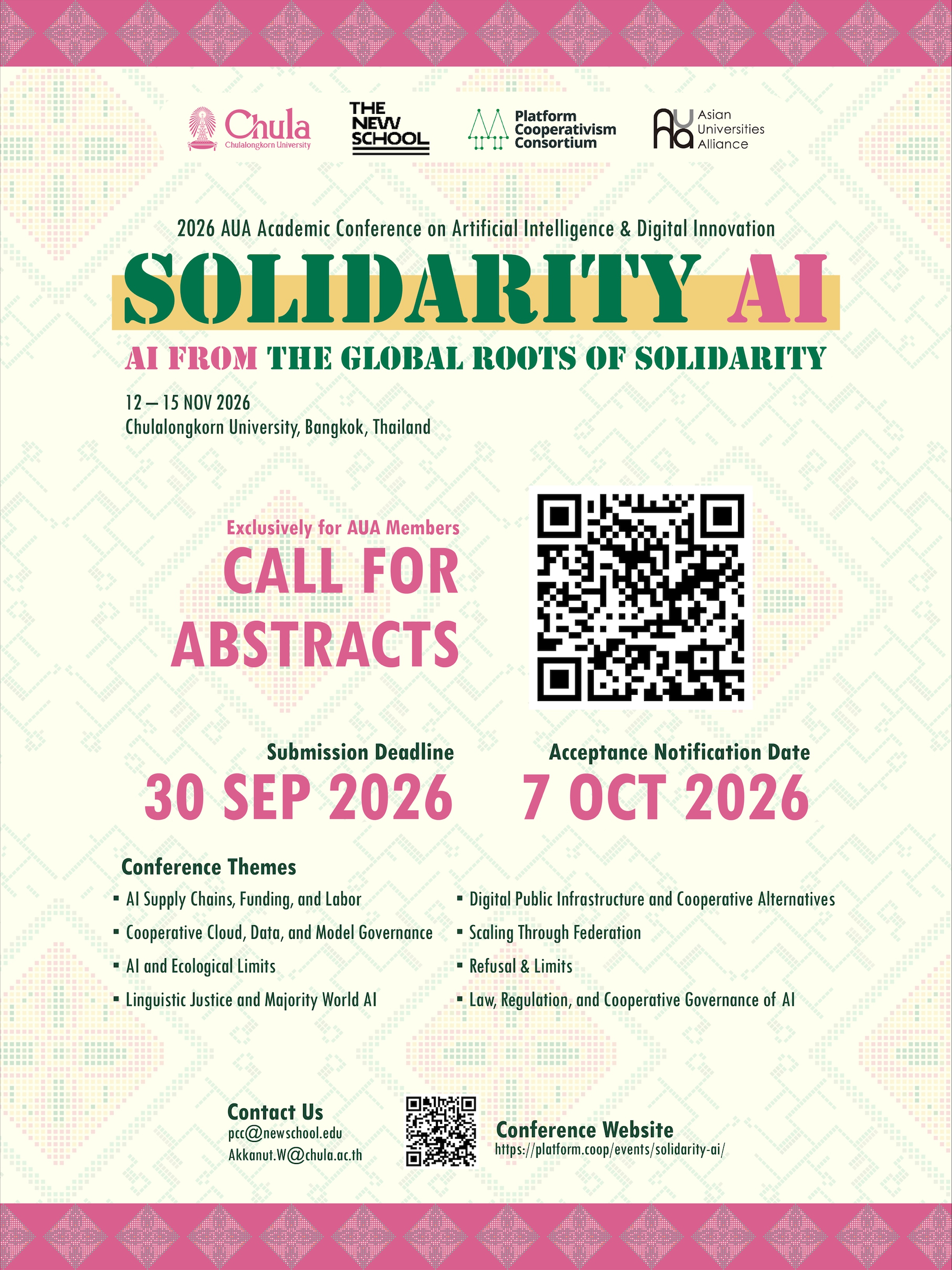 2026 AUA Academic Conference on Artificial Intelligence & Digital Innovation – Solidarity AI AI
